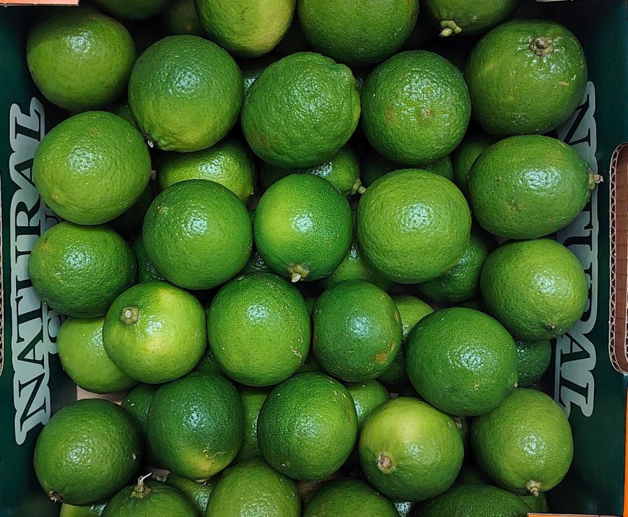 Zelené limety.